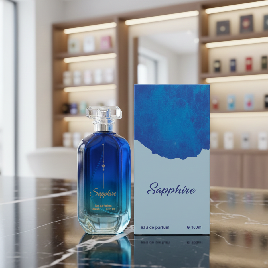 Sapphire Perfume – 100ml Long-Lasting Fragrance, Elegant Scent