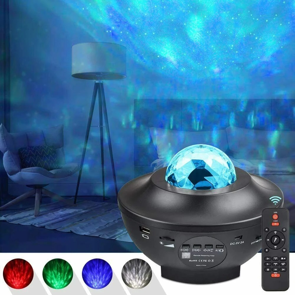Ocean Wave Starry Projector Lamp